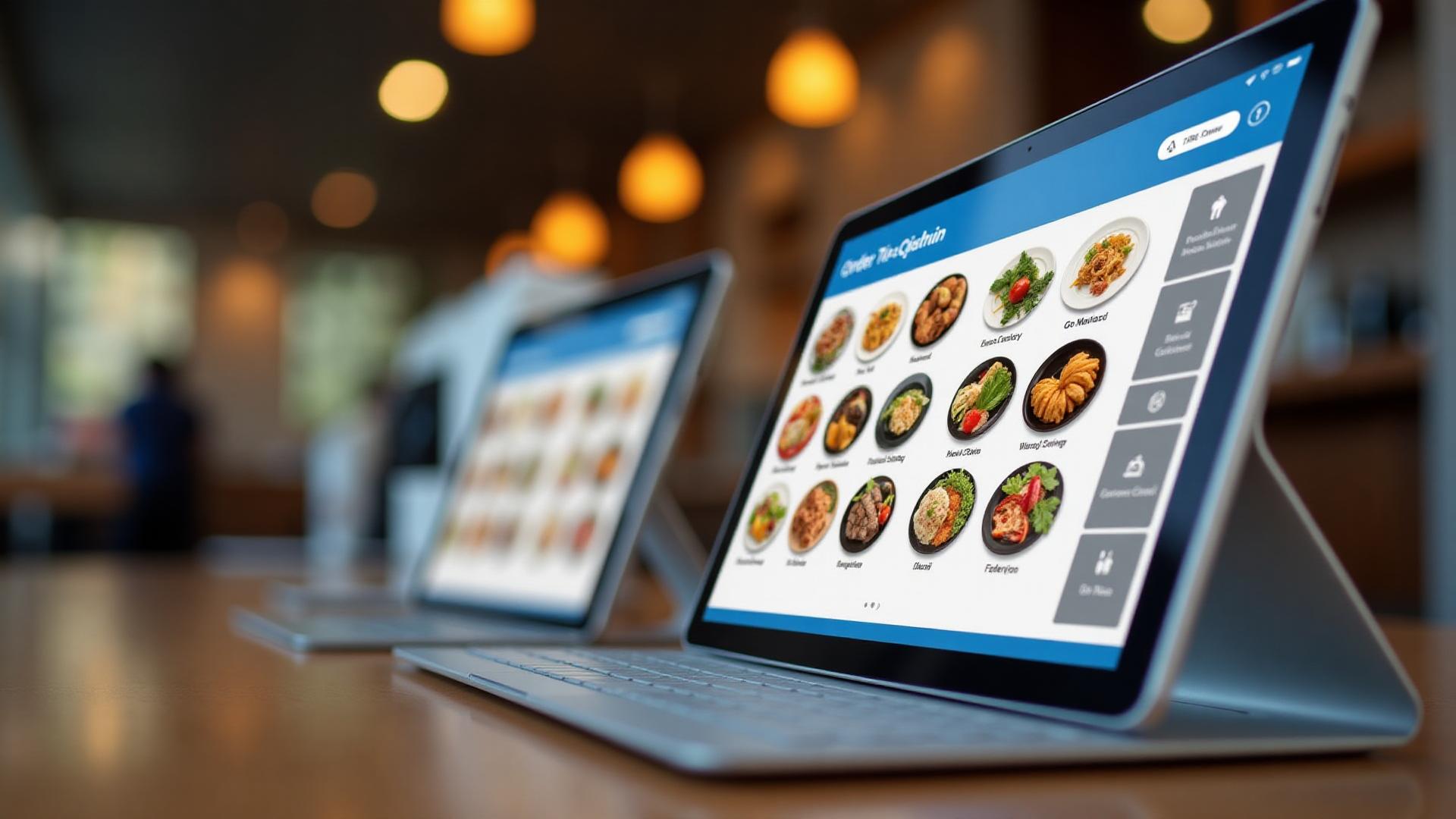 EasyMenu restaurant ordering system interface
